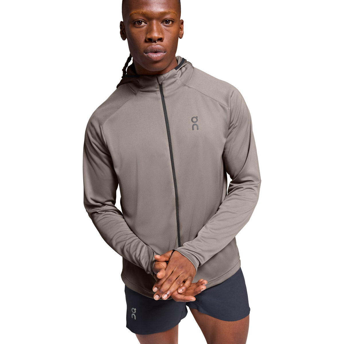 On Running Men&#39;s Climate Zip Hoodie Cinder