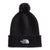 The North Face TNF Logo Box Pom Beanie TNF Black