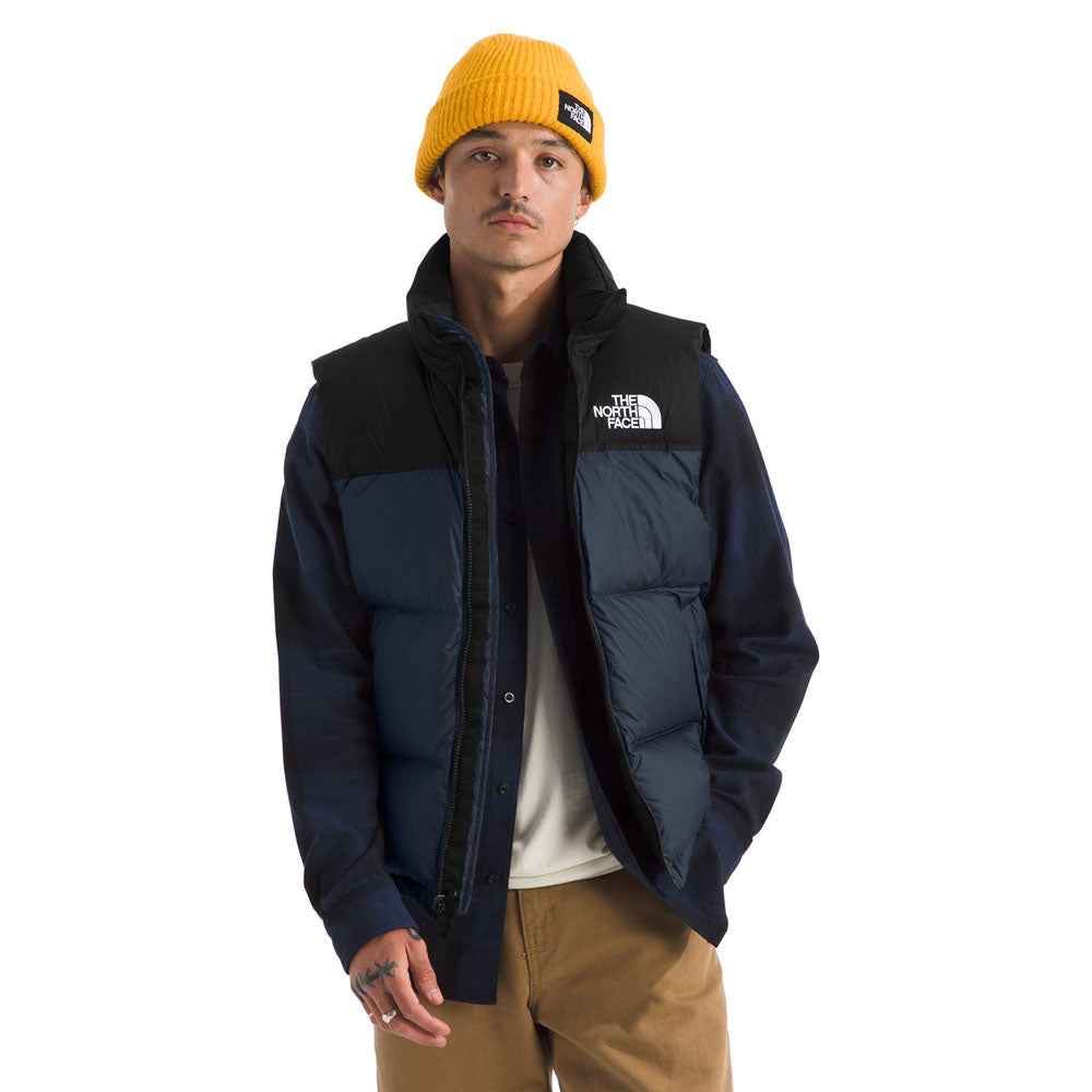 The North Face Mens 1996 Retro Nuptse Vest Summit Navy/TNF Black-R