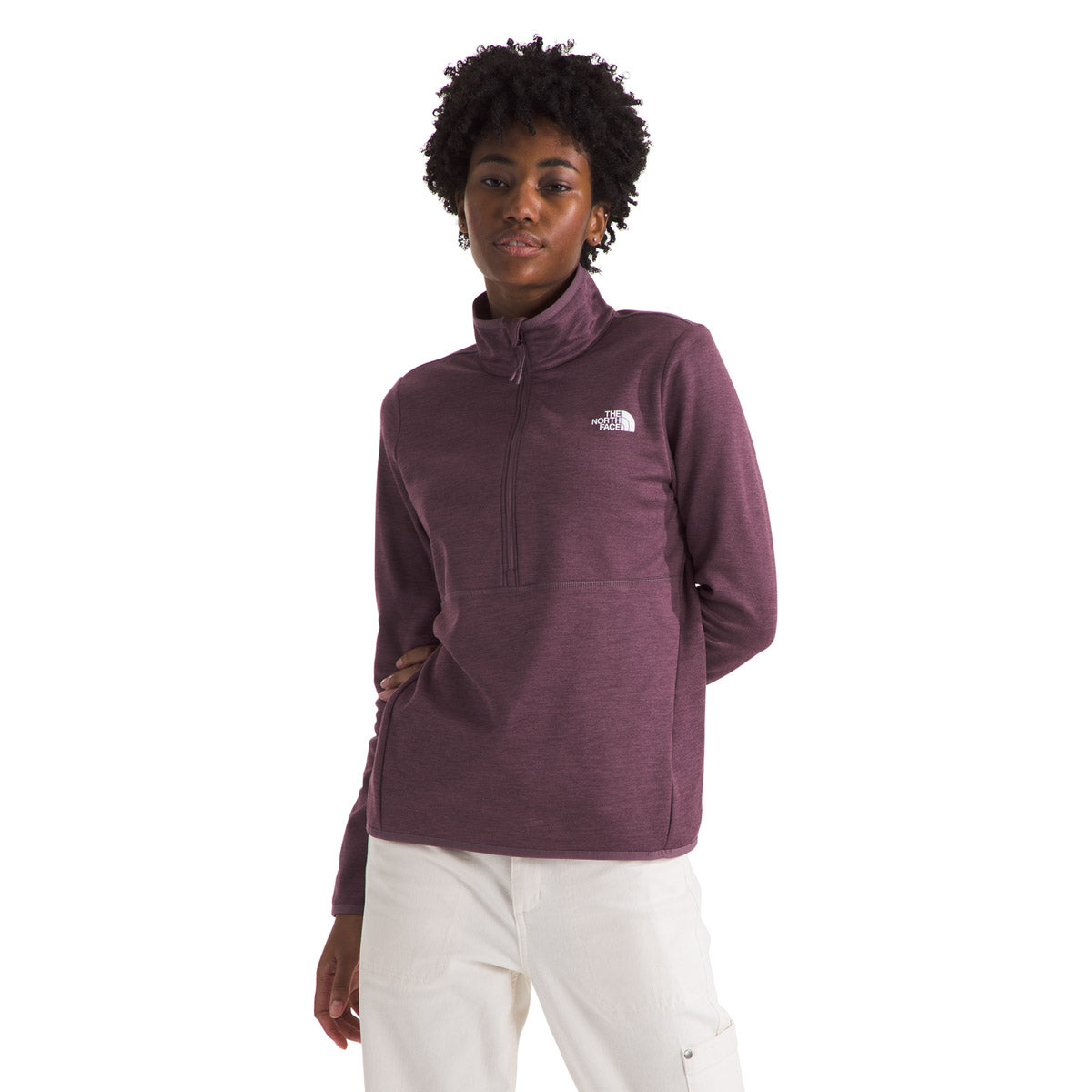 The North Face Women&#39;s Canyonlands ¼ Zip Midnight Mauve Heather