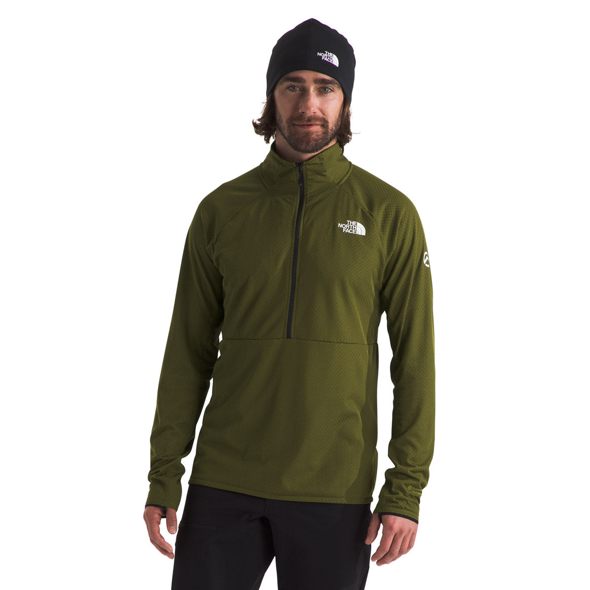 The North Face Men&#39;s Summit FUTUREFLEECE LT ½ Zip Forest Olive