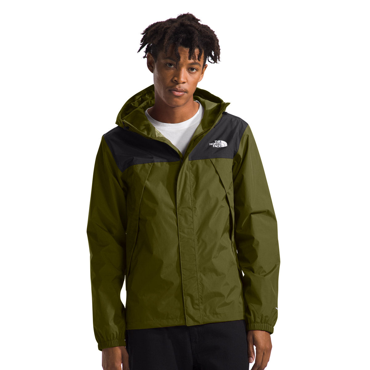 The North Face Men's Antora Jacket Forest Olive/TNF Black-NPF