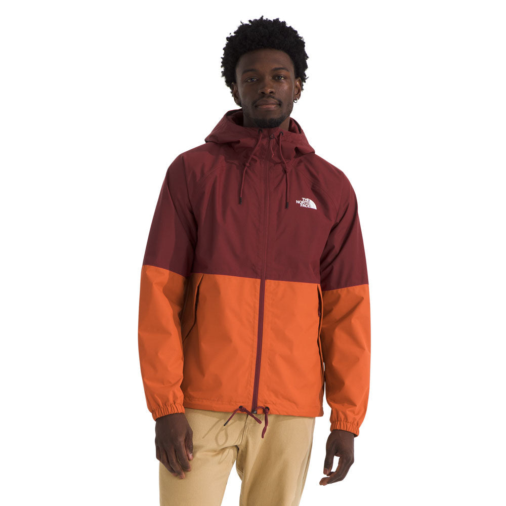 The North Face Mens Antora Rain Hoodie Sumac/Iron Bronze