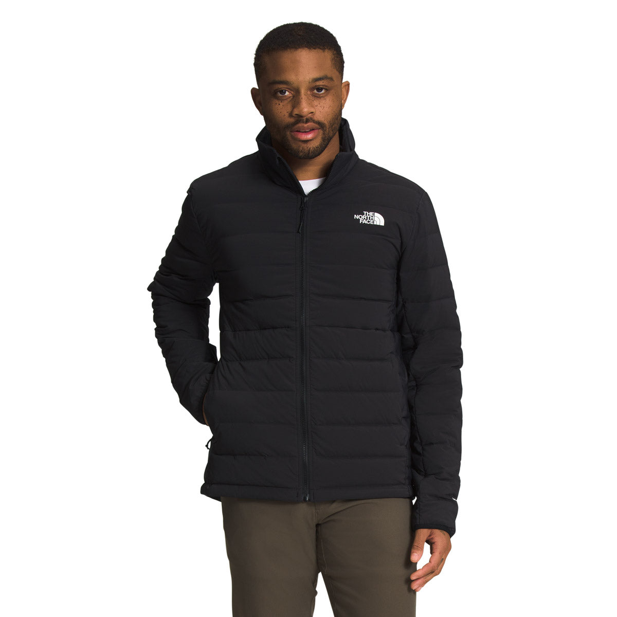 The North Face Men&#39;s Belleview Stretch Down Jacket TNF Black