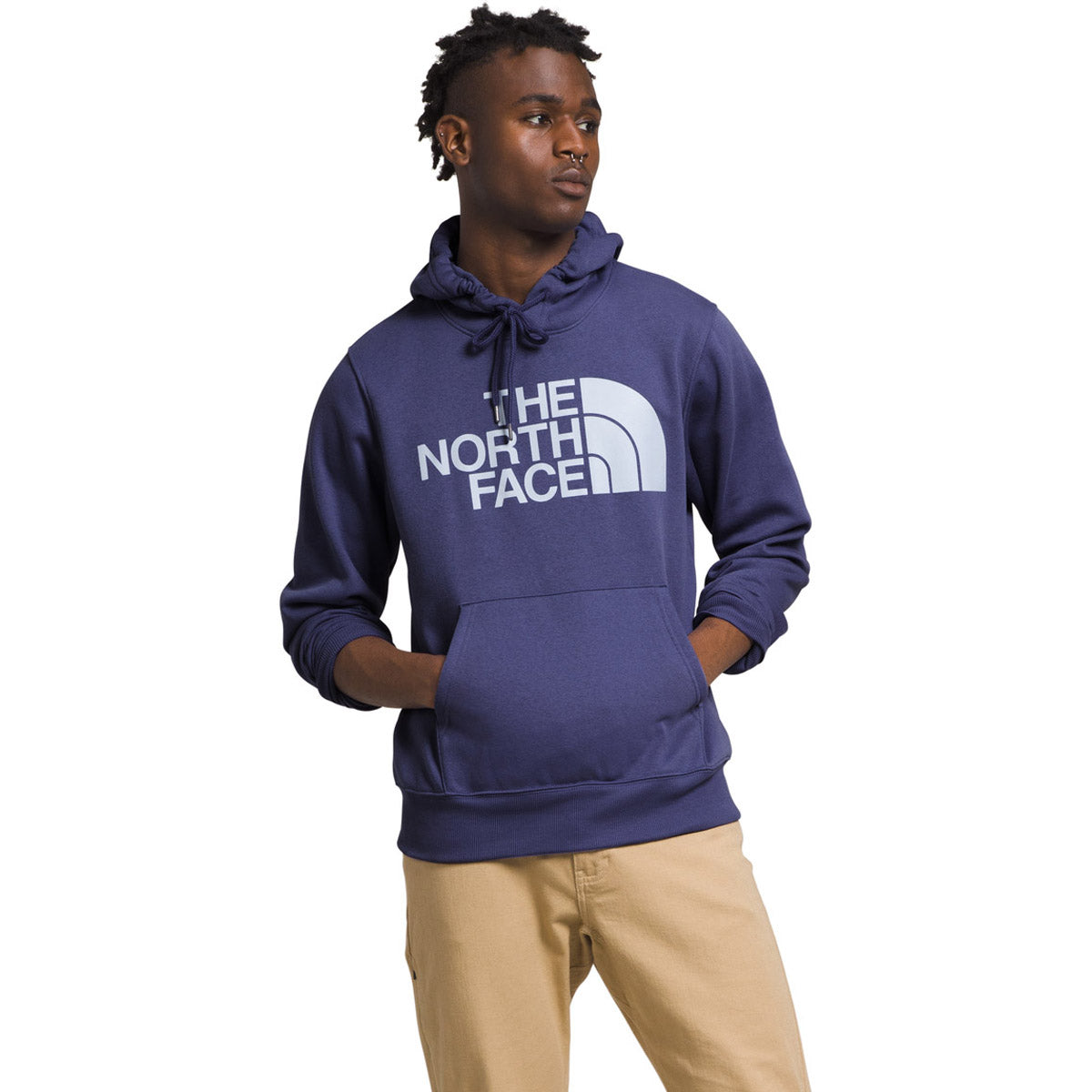 The North Face Men&#39;s Half Dome Pullover Hoodie Cave Blue/Cave Blue