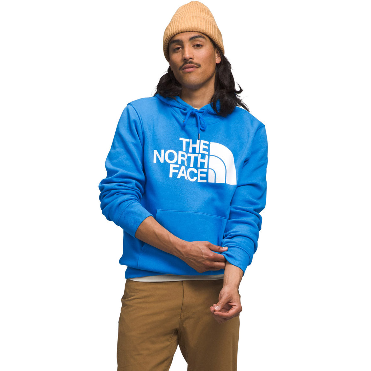 The North Face Men&#39;s Half Dome Pullover Hoodie Optic Blue/TNF White