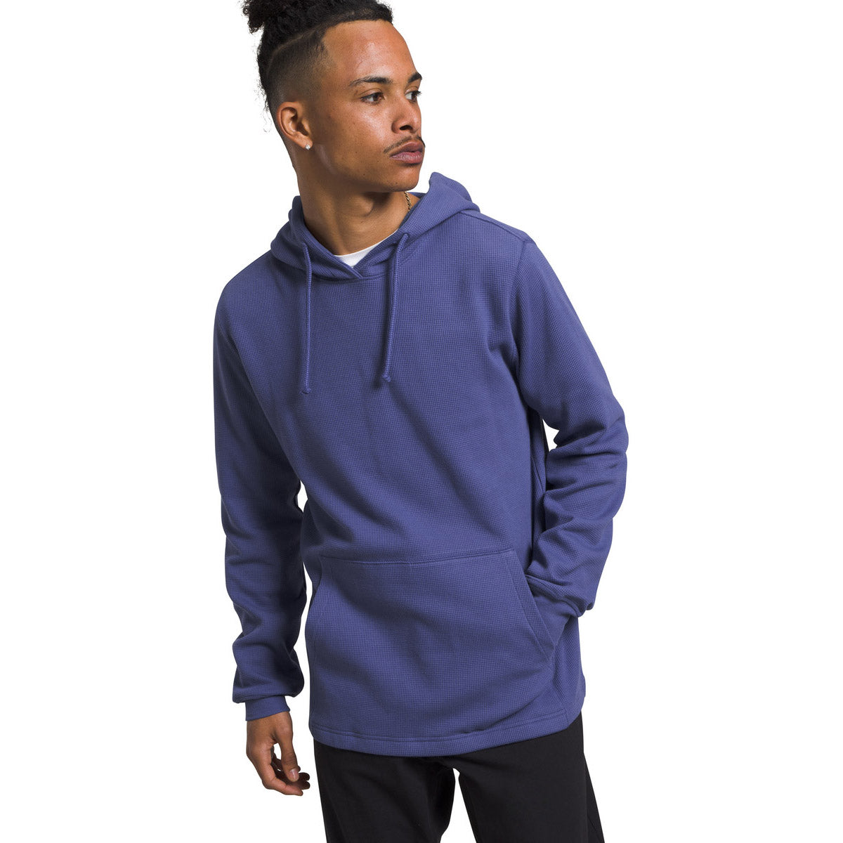 The North Face Men&#39;s Waffle Hoodie Cave Blue