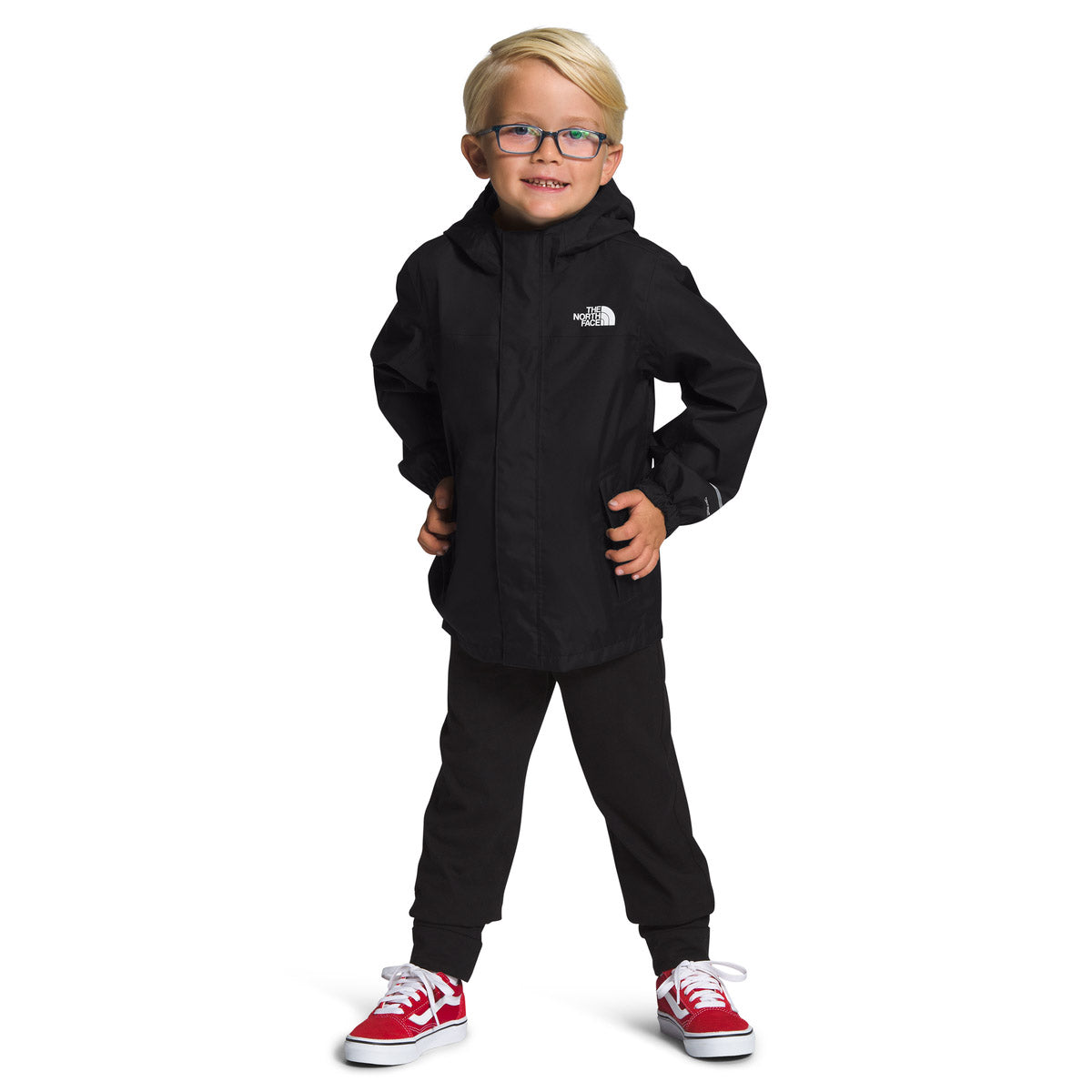 The North Face Kids&#39; Antora Rain Jacket TNF Black