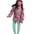 The North Face Kids' Antora Rain Jacket Violet Crocus Maze Floral Print