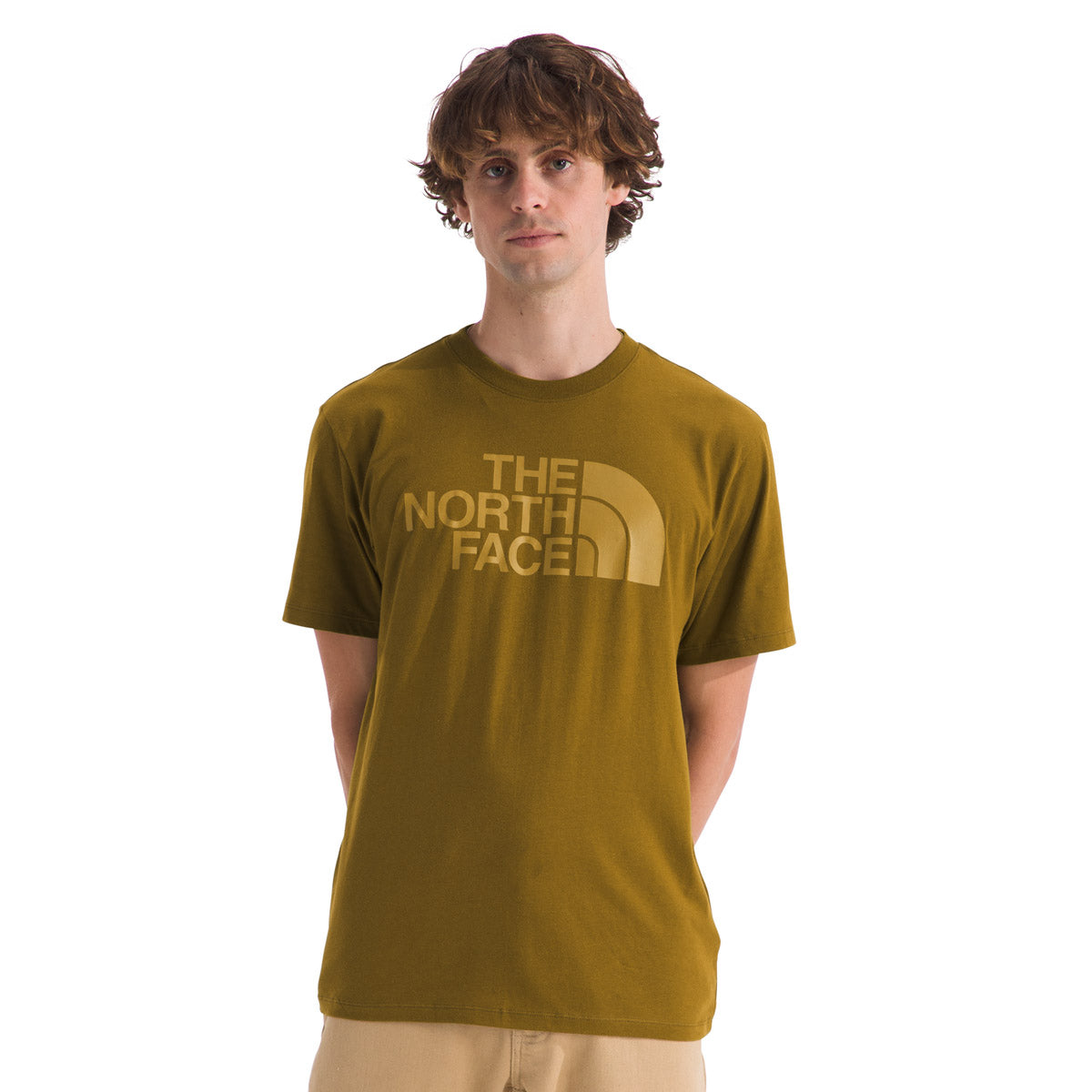 The North Face Men's S/S Half Dome Tee Moss Green