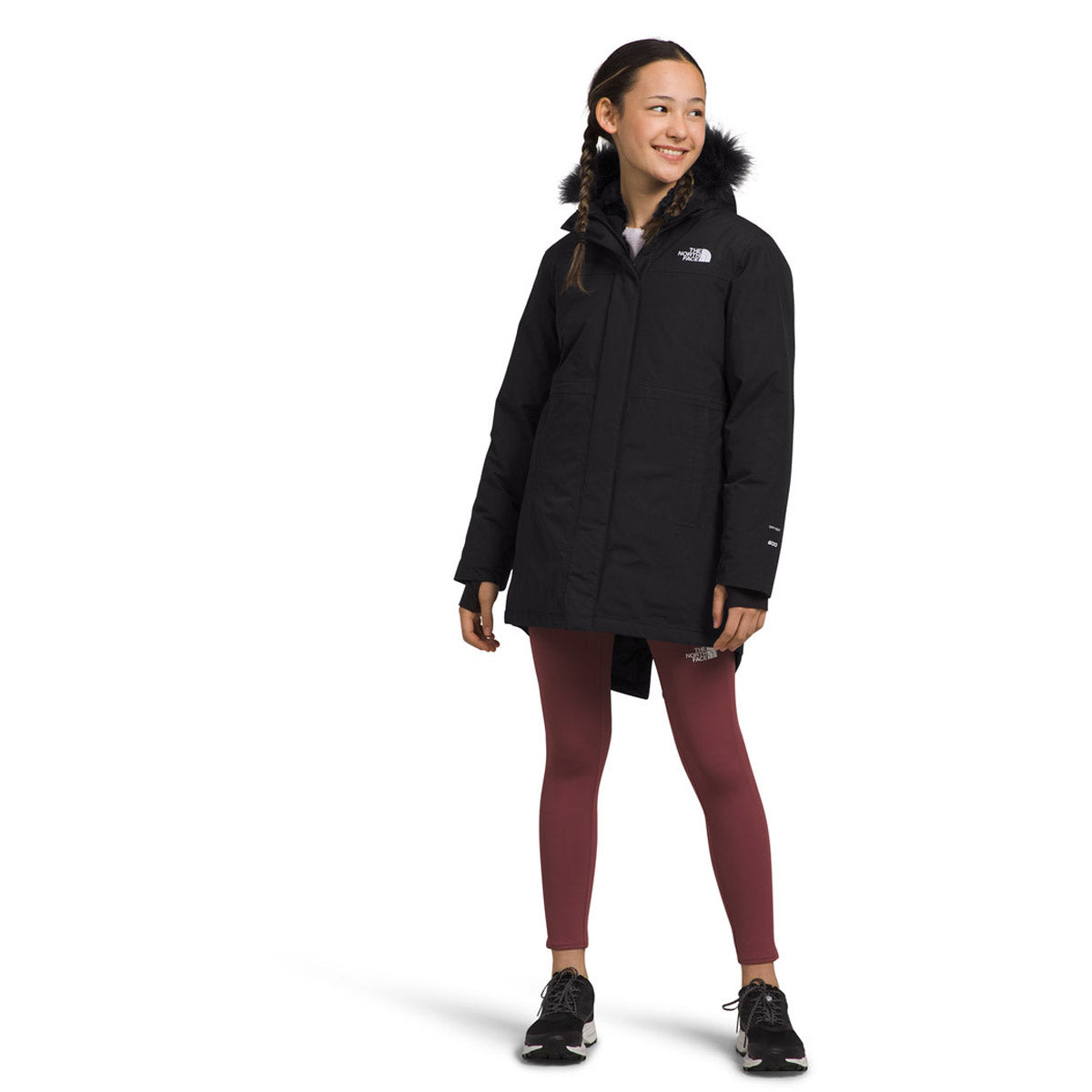 The North Face Girls&#39; Arctic Parka TNF Black