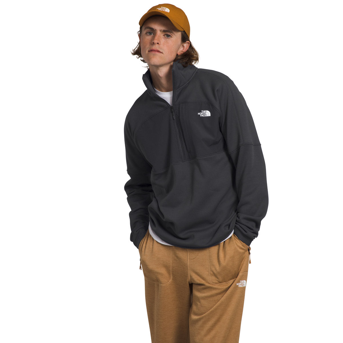 The North Face Men&#39;s Canyonlands High Altitude ½ Zip Asphalt Grey