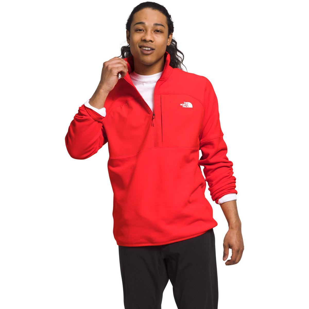 The North Face Men&#39;s Canyonlands High Altitude ½ Zip Fiery Red