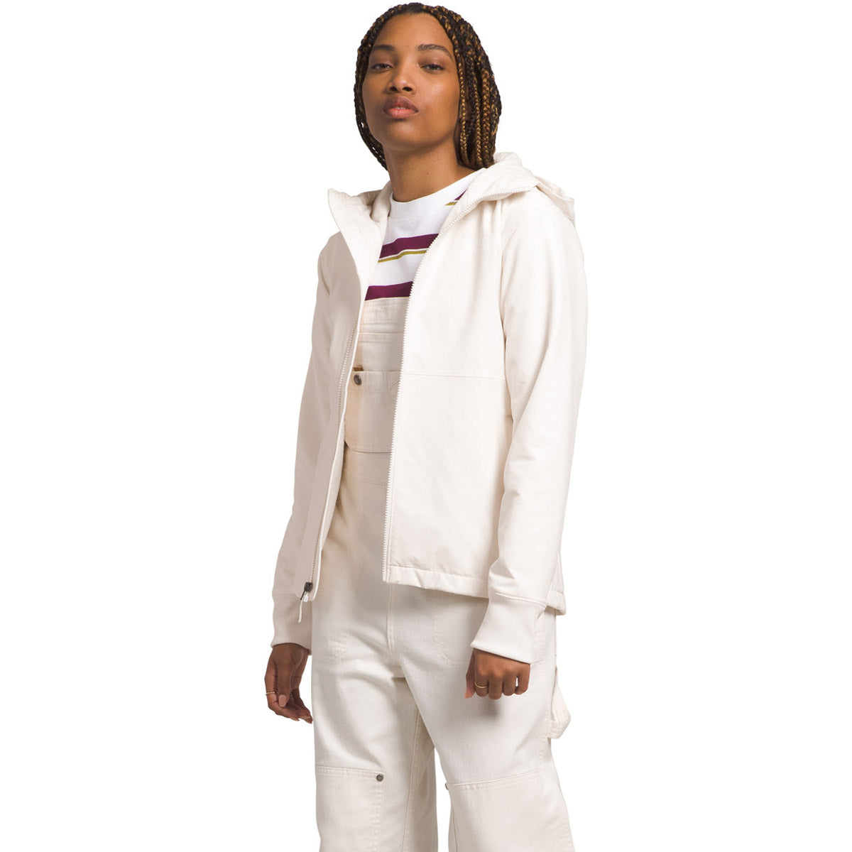 The North Face Women's Shelbe Raschel Hoodie Gardenia White