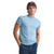 The North Face M SS Heritage Patch Heather Tee Steel Blue Heather