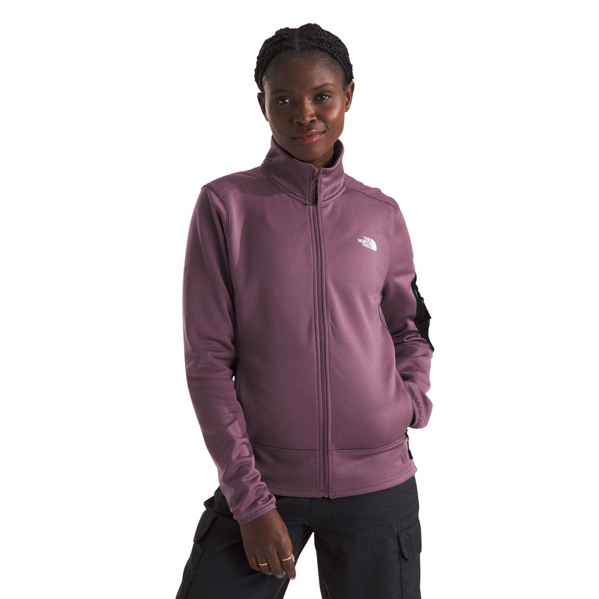 The North Face Women&#39;s Mistyescape Fleece idnight Mauve/TNF Black / M