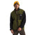 The North Face Men's Yumiori Full Zip Forest Olive/TNF Black/Amber Green