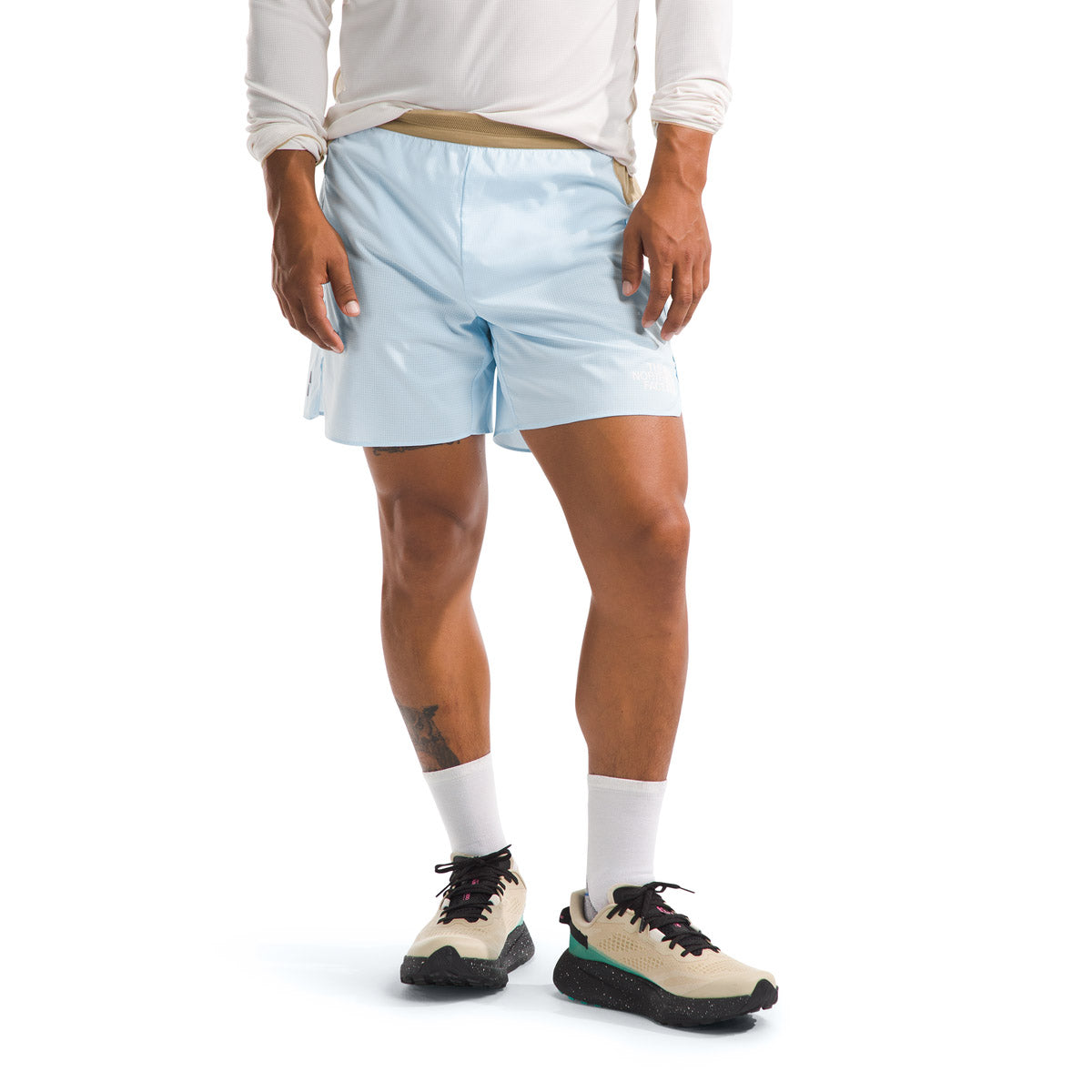 The North Face M Summer LT Short 6in - Reg Barely Blue/Khaki Stone