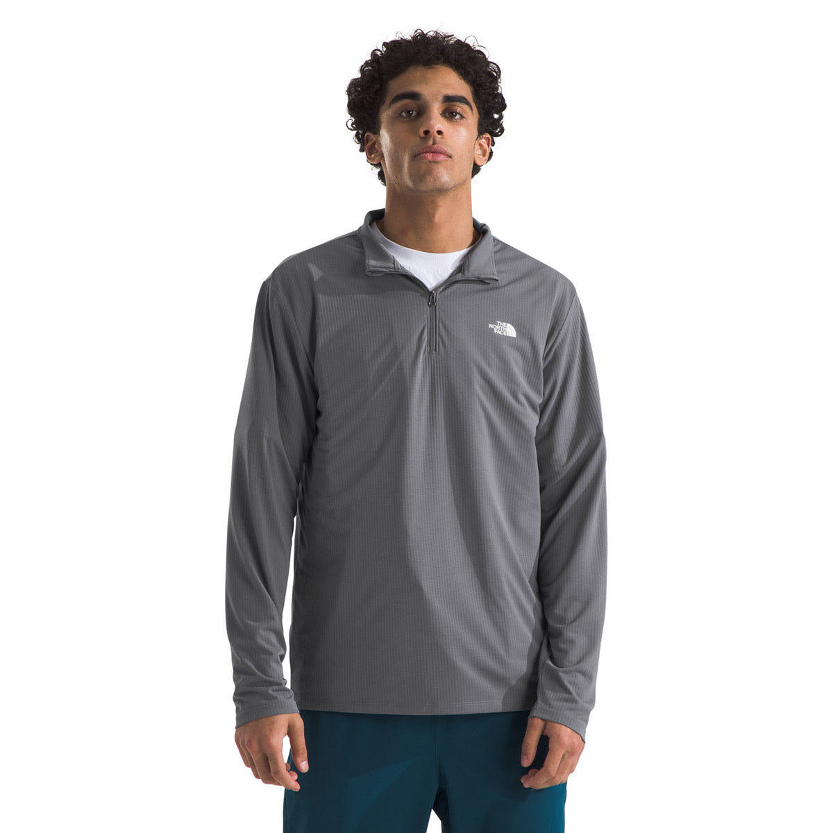 The North Face Men&#39;s Elevation ¼ Zip Smoked Pearl