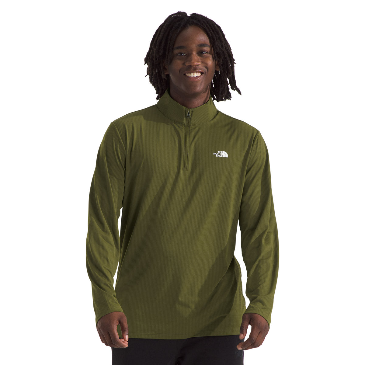 The North Face Men&#39;s Elevation ¼ Zip Forest Olive