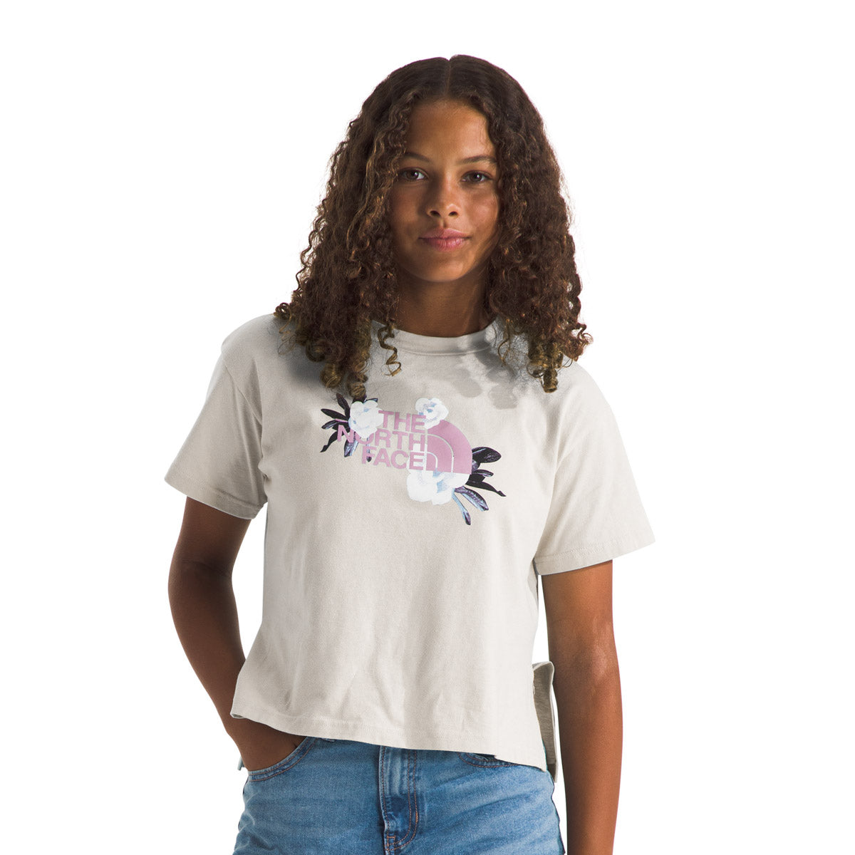 Girls&#39; Winter Flowers S/S Graphic Tee