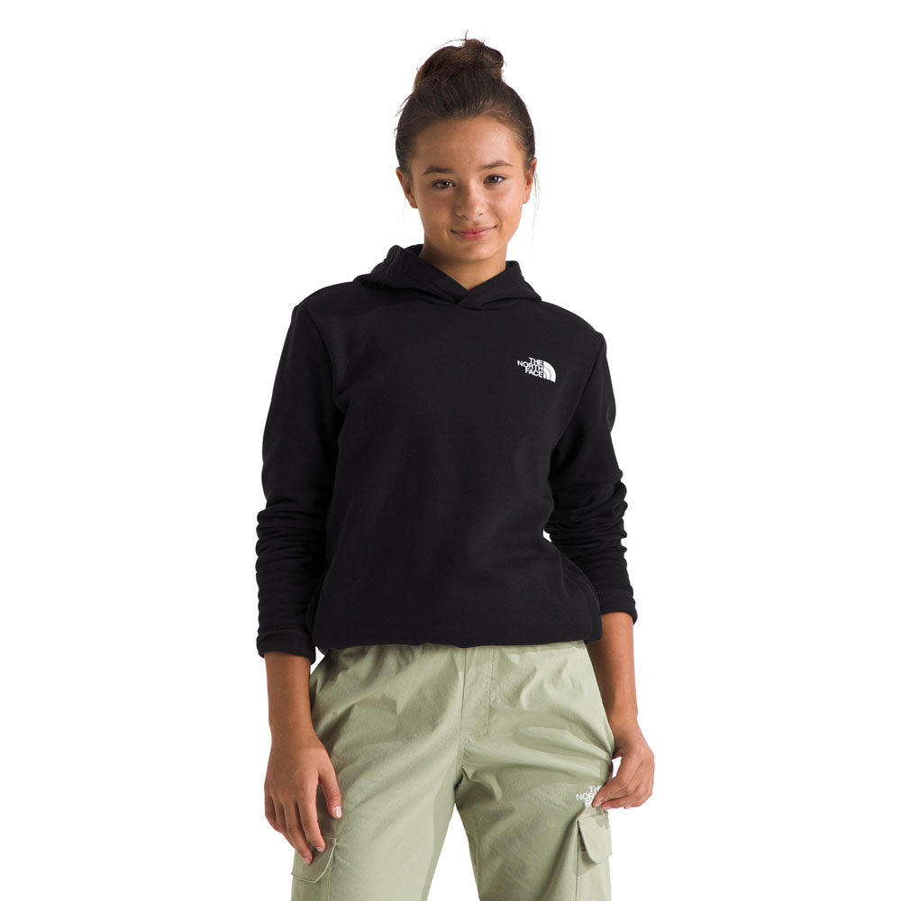 The North Face Teen Landscaped PO Hoodie - Graphic TNF Black