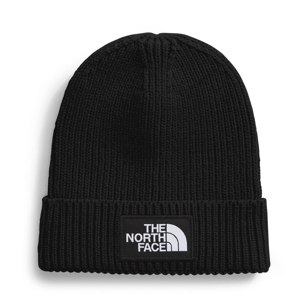 The North Face K TNF Logo Box Cuffed Beanie TNF Black