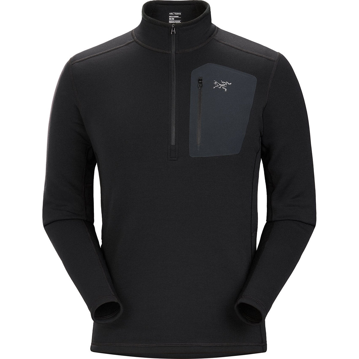 Arcteryx Men&#39;s Rho Heavyweight Zip Neck Black