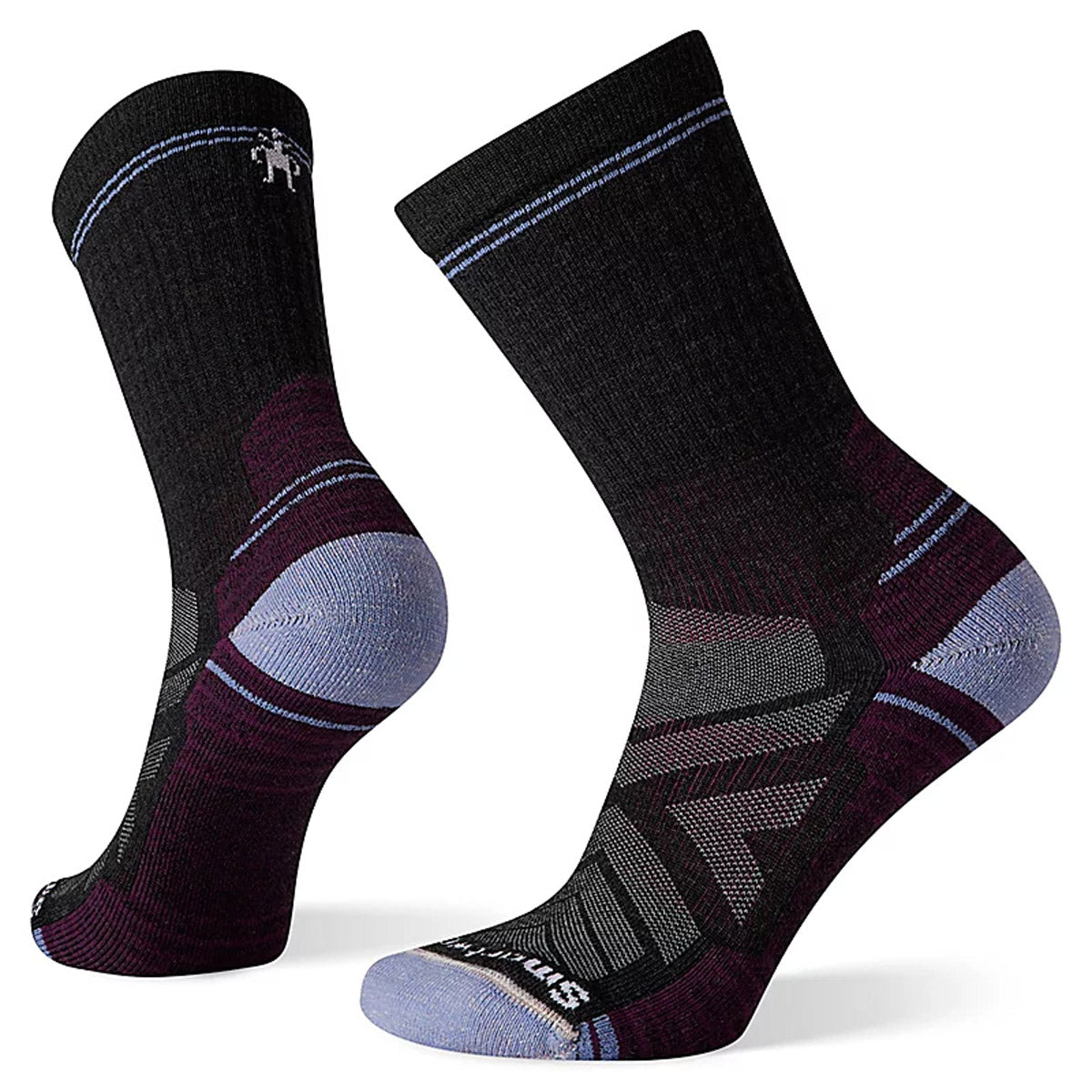 Smartwool Women's Hike Light Cushion Crew Socks Charcoal