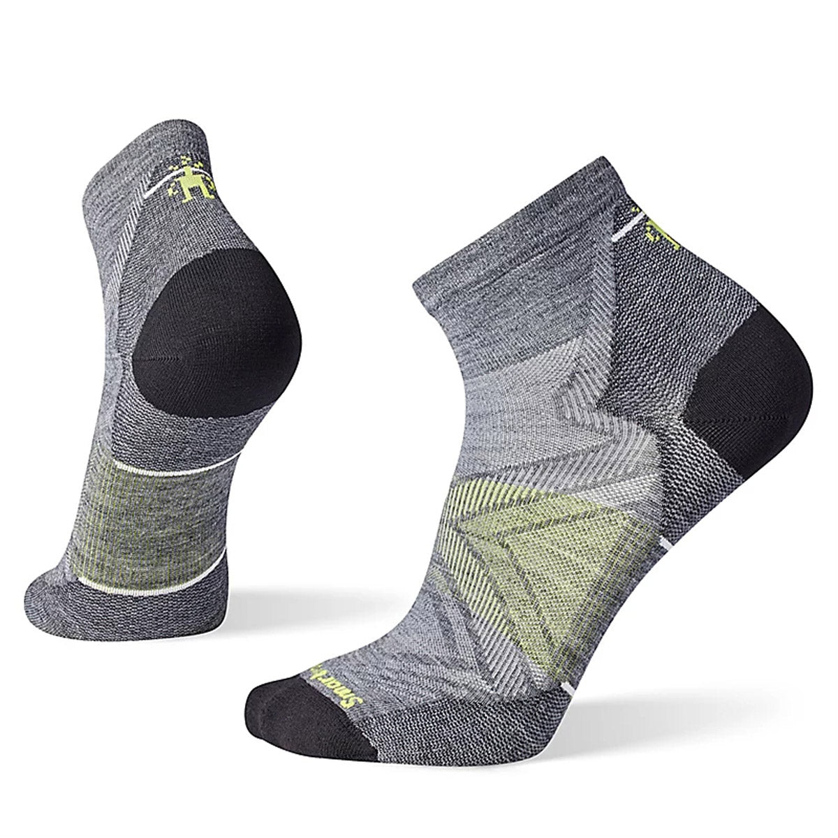 Smartwool Men&#39;s Run Zero Cushion Ankle Socks Medium Gray