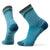 Smartwool Men's Run Zero Cushion Mid Crew Pattern Socks Cascade Green