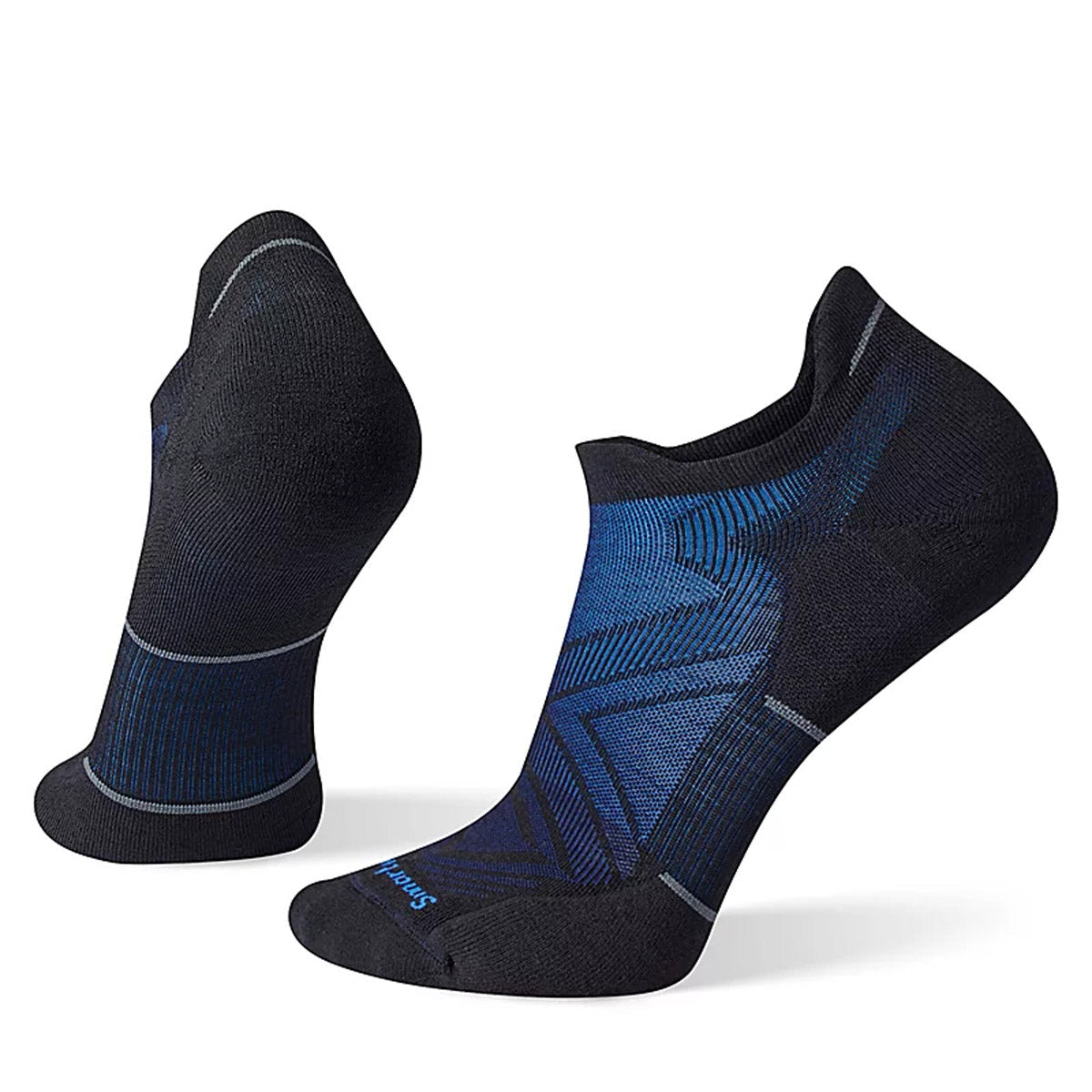 Smartwool Men&#39;s Run Targeted Cushion Low Ankle Socks Black