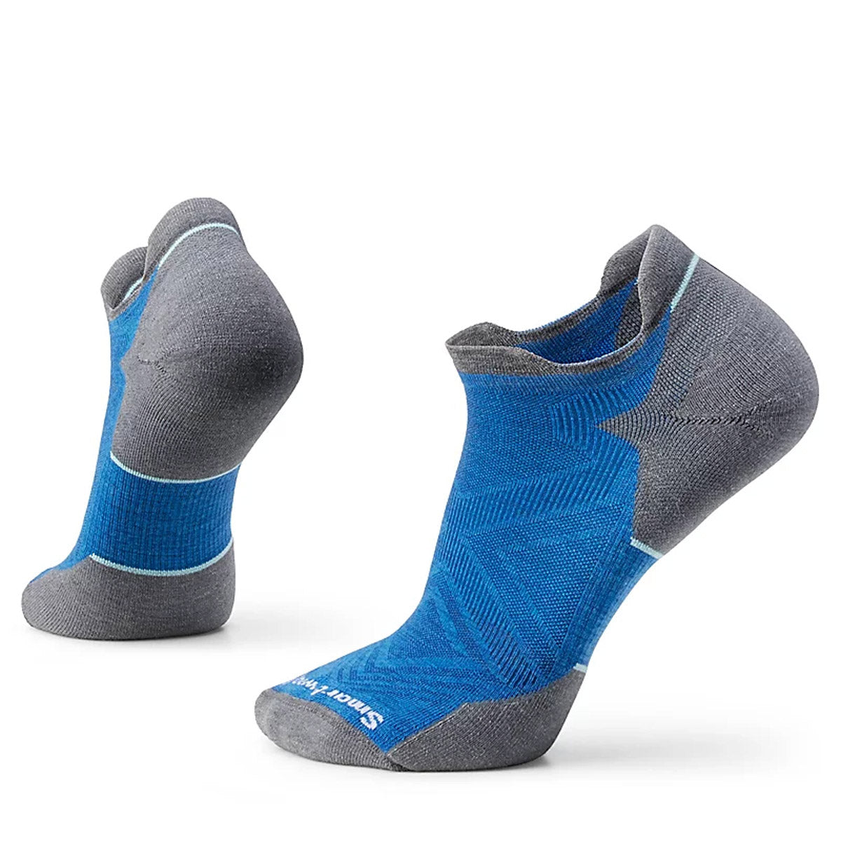 Smartwool Men&#39;s Run Targeted Cushion Low Ankle Socks Laguna Blue