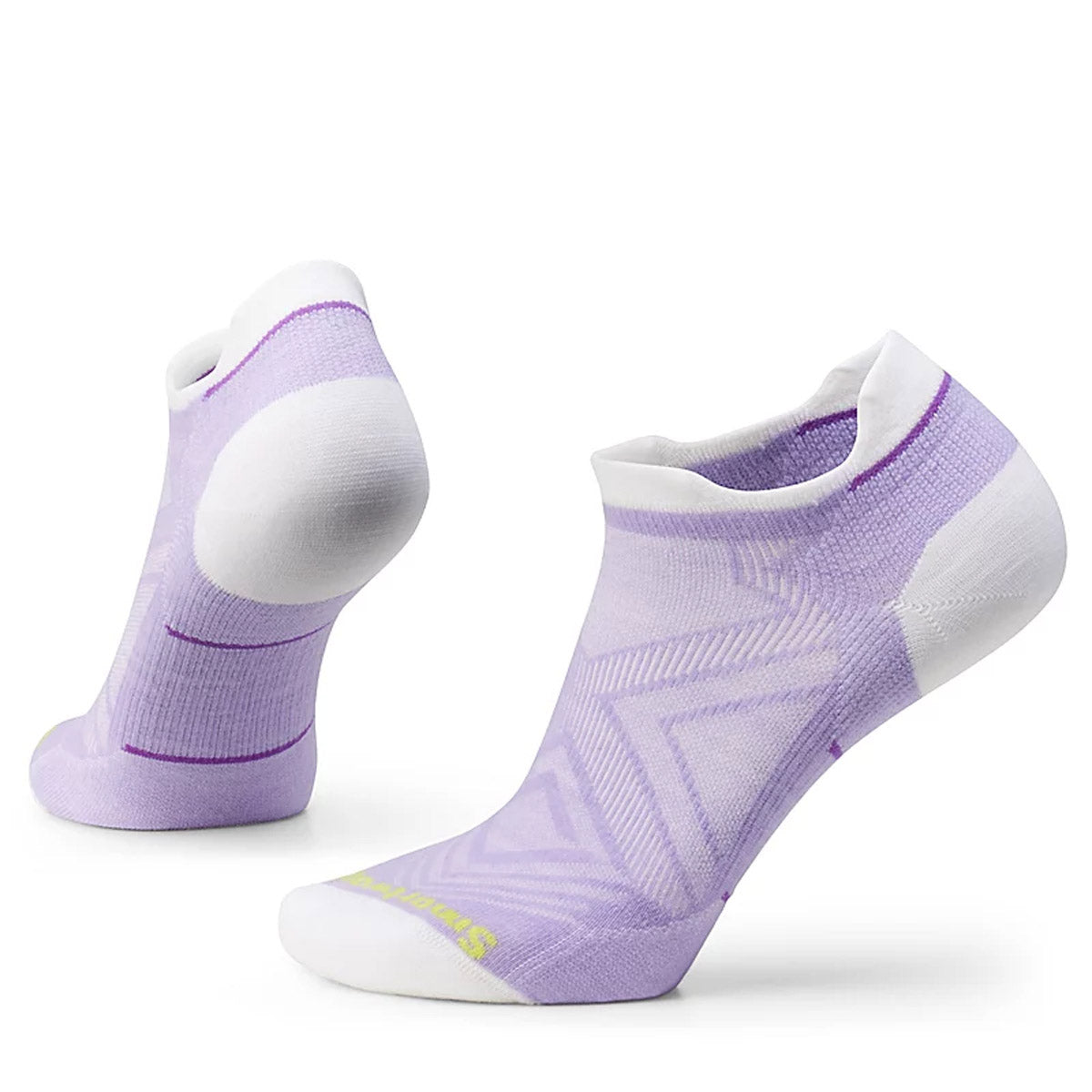 Smartwool Women&#39;s Run Zero Cushion Low Ankle Socks Ultra Violet