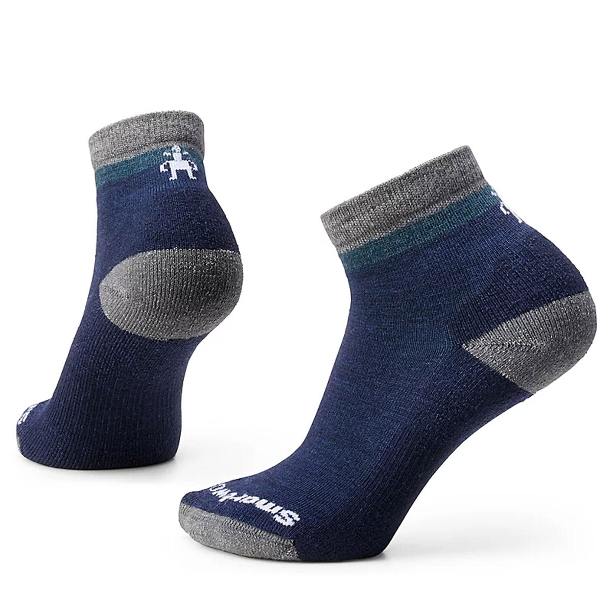 Smartwool Women&#39;s Everyday Top Stripe Light Cusion Ankle Socks Deep Navy