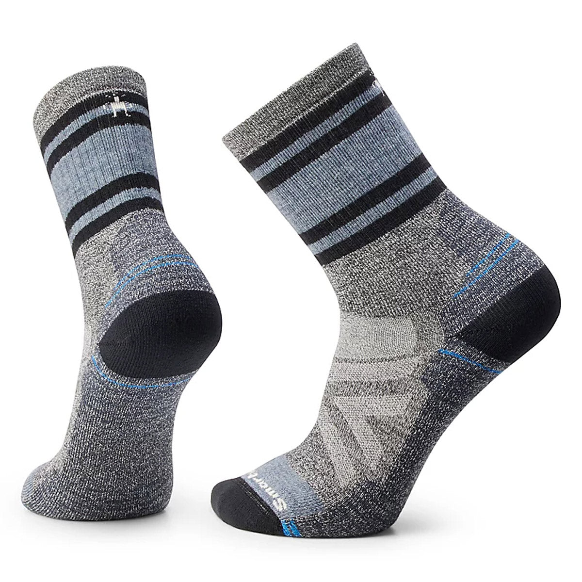 Smartwool Men&#39;s Hike Full Cushion Lolo Trail Crew Socks Ash/Charcoal