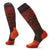 Smartwool Men's Snowboard Full Cushion Iguchi Pattern Over The Calf Socks Charcoal