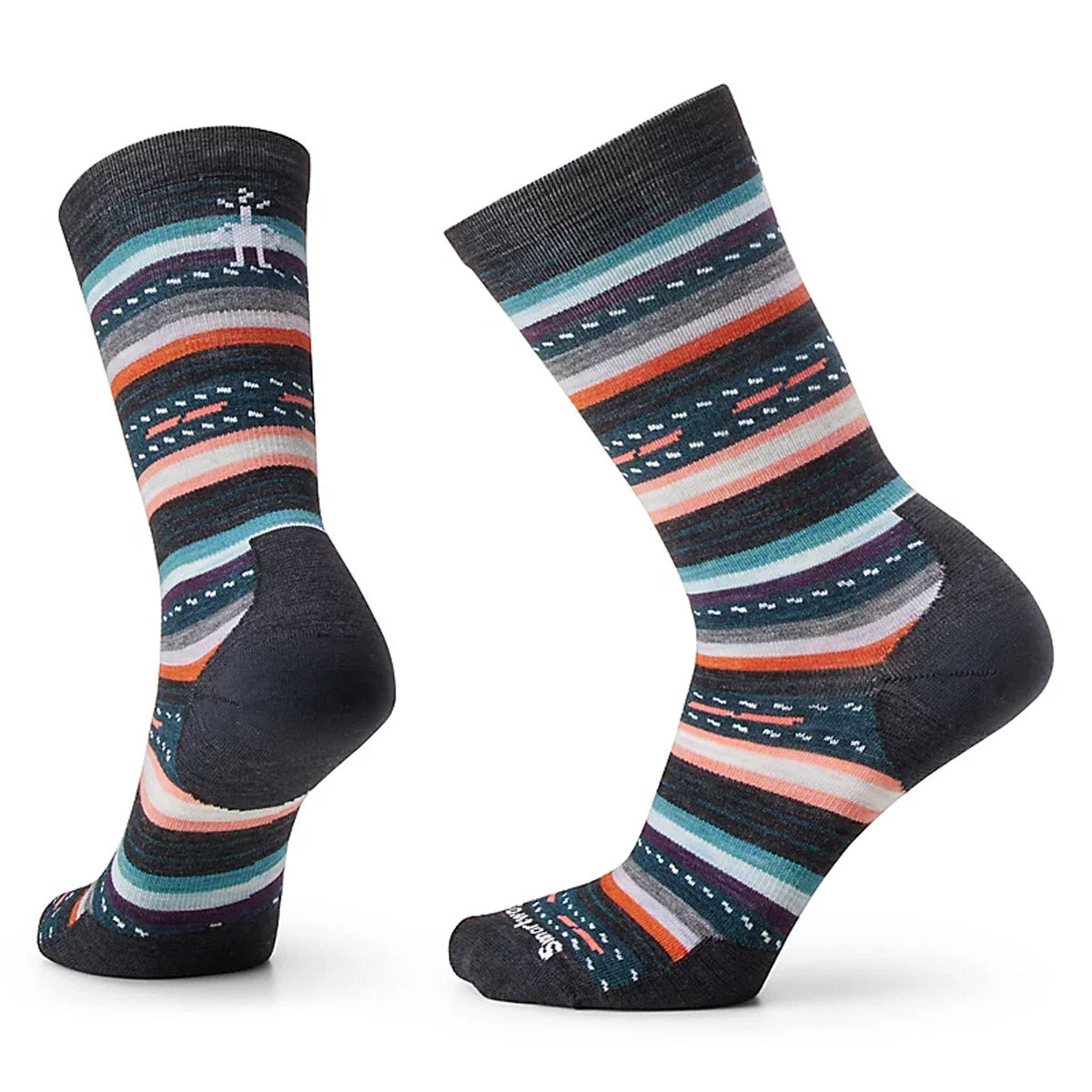 Smartwool Women&#39;s Everyday Margarita Crew Socks Charcoal