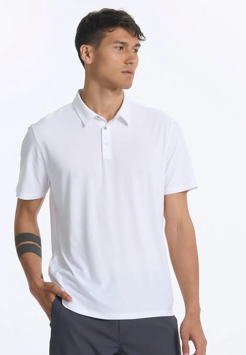 Vuori M Strato Tech Polo HCV Clove Heather