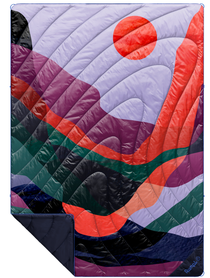 Rumpl Original Puffy Blanket - 1P Valley Dusk
