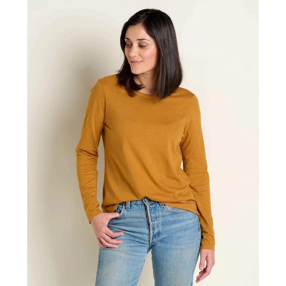 Toad&Co. Women's Primo Long Sleeve Crew Cardamom