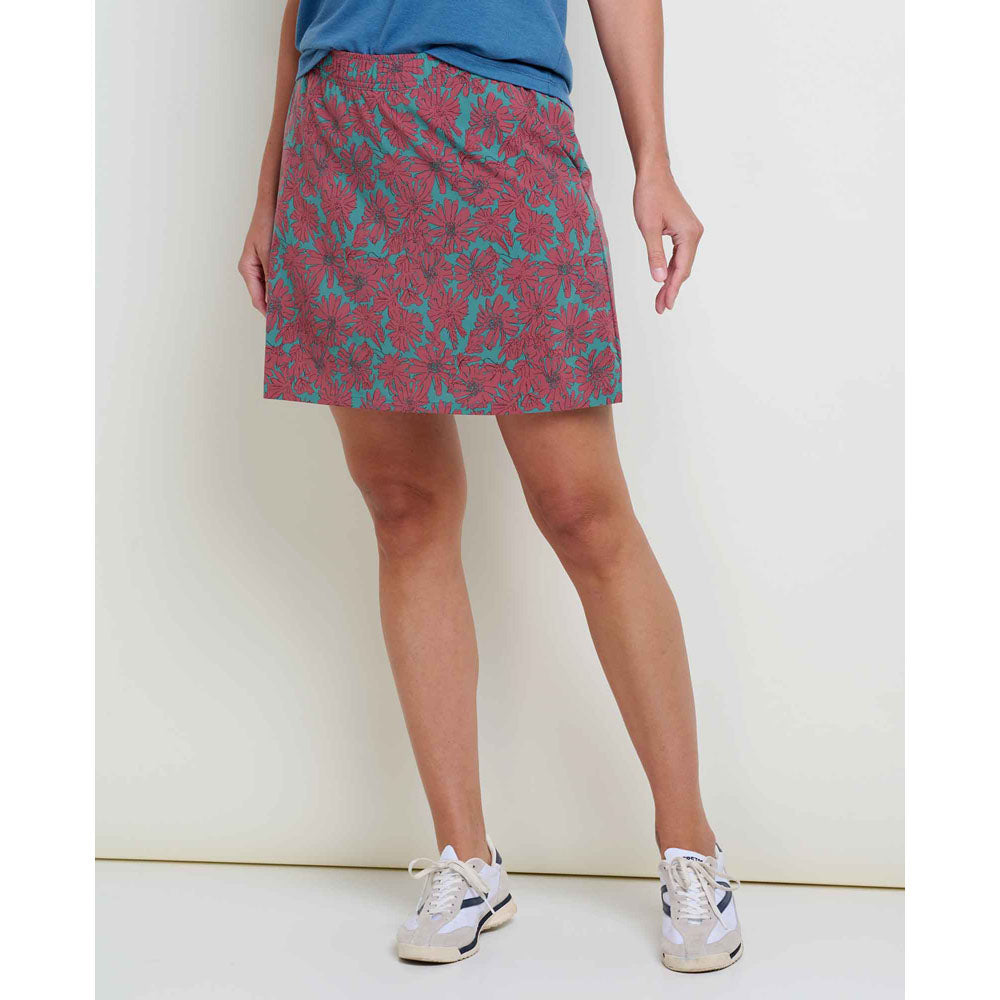 Toad&Co. Womens Sunkissed Weekend Skort Silver Pine Floral Print