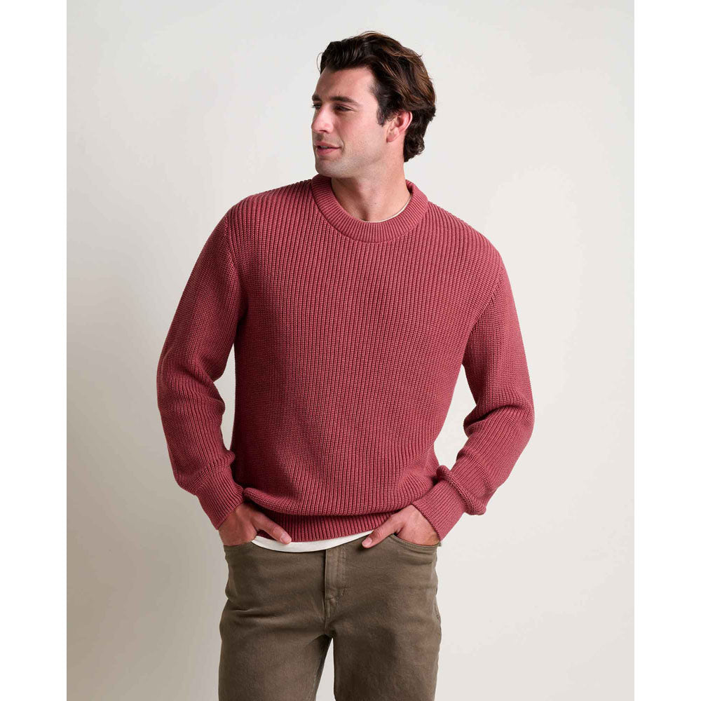 Toad&Co. Mens Butte Crew Sweater Sundown