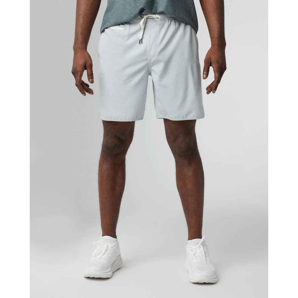 Vuori Mens Banks Short Sky Grey Linen Texture