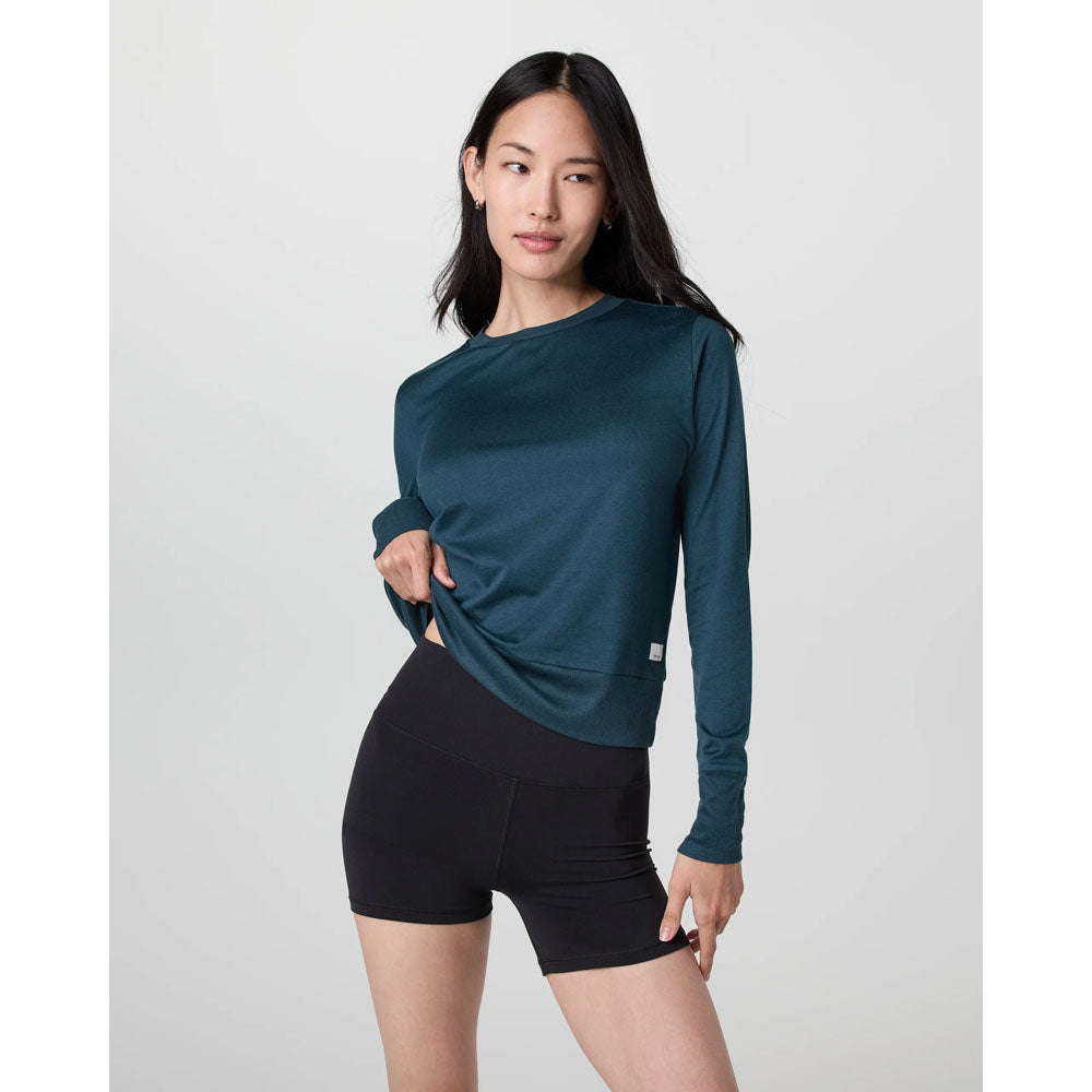 Vuori Womens Daydream Crew Moss Heather