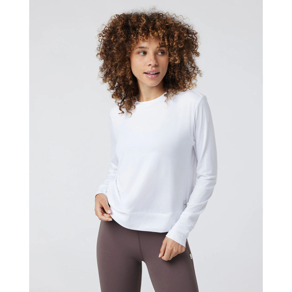 Vuori Womens Daydream Crew White