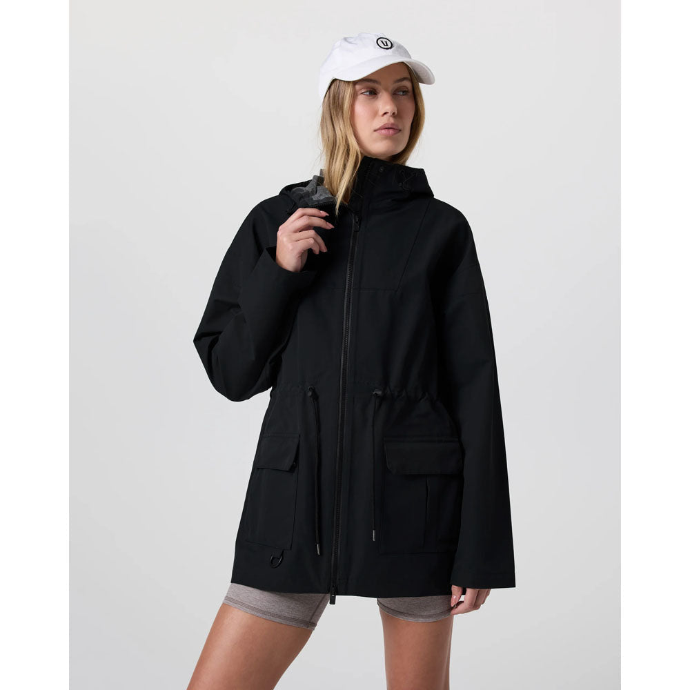 Vuori W Pfeiffer Rain Jacket Black