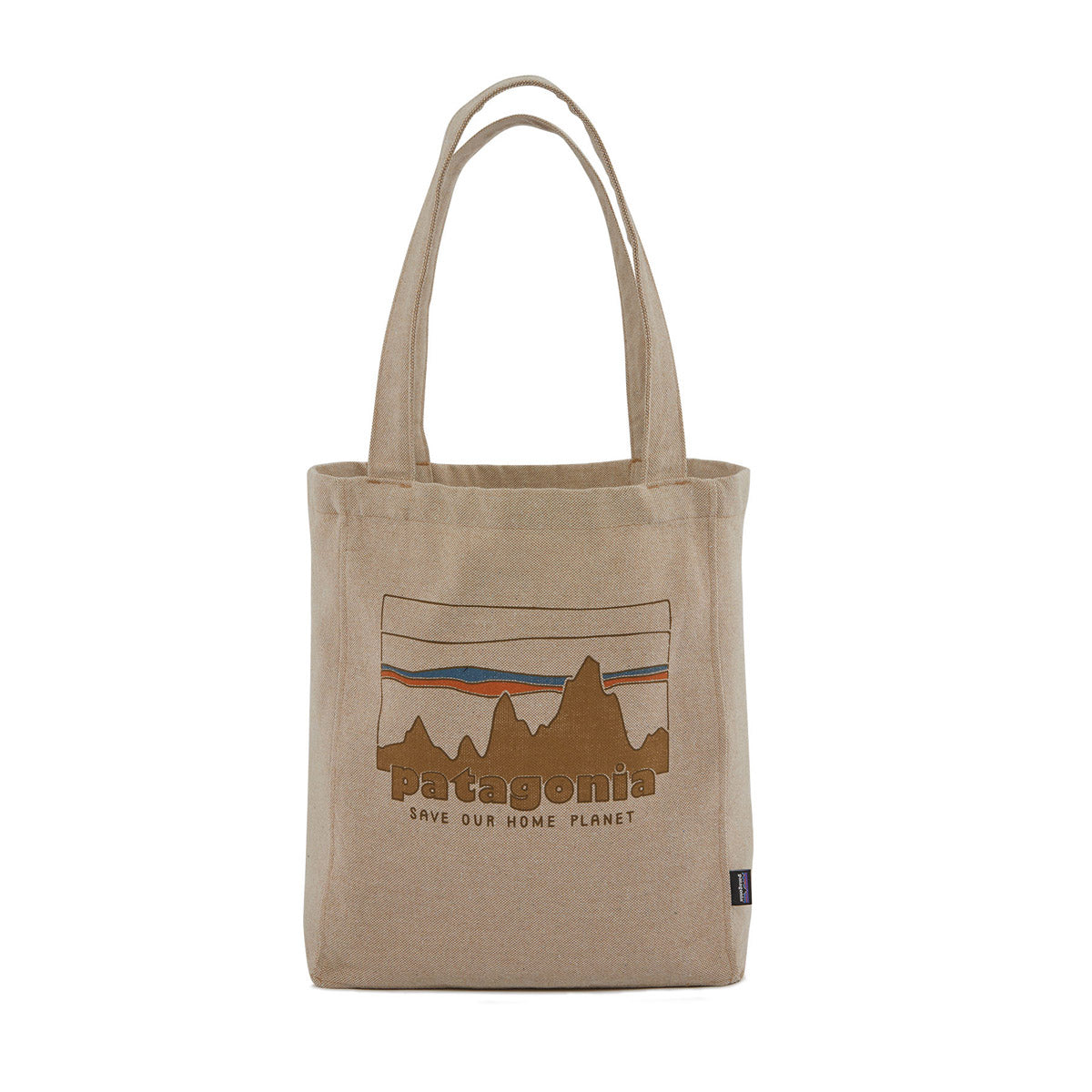 Patagonia Recycled Market Tote &#39;73 Skyline: Classic Tan