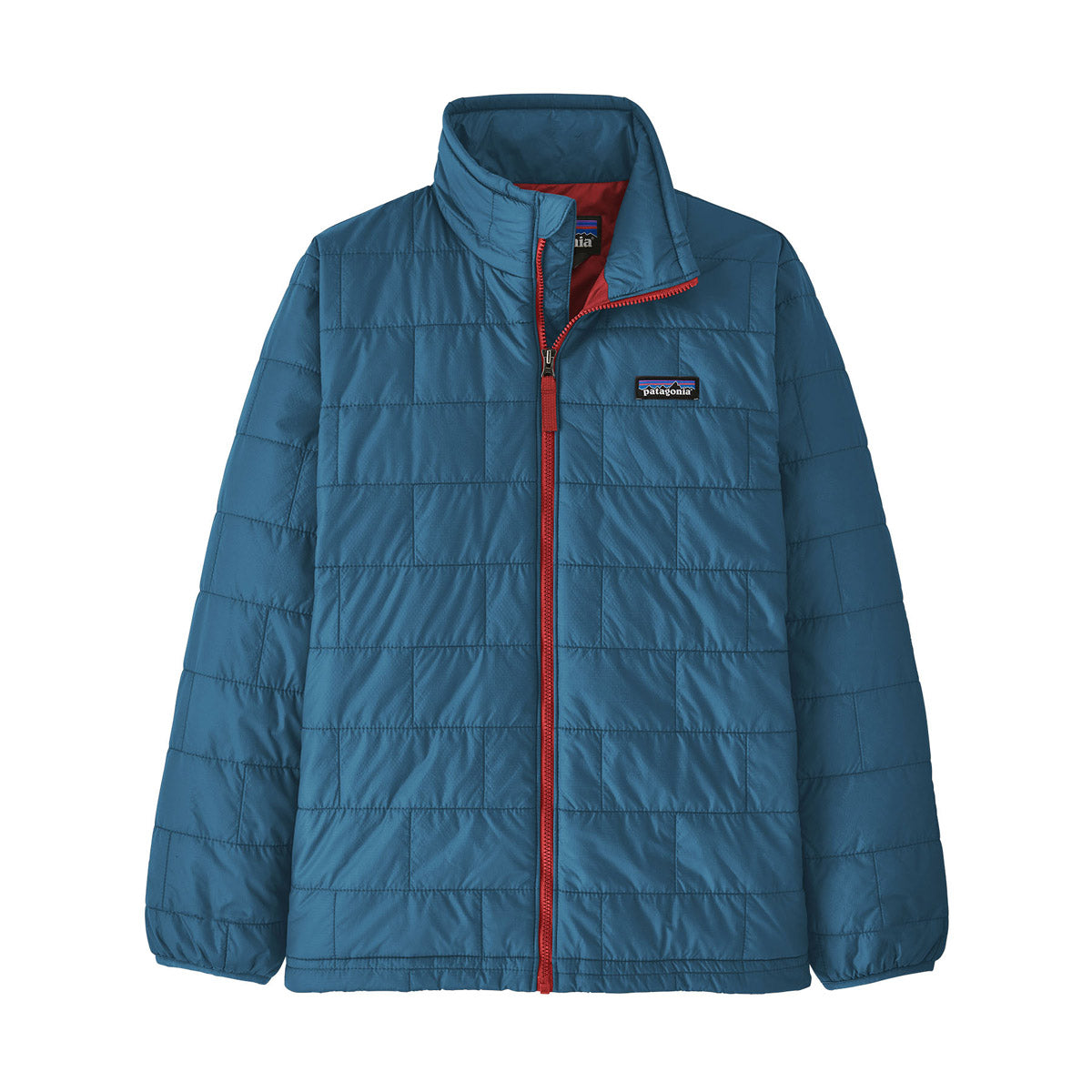 Patagonia Boys' Nano Puff Jacket Wavy Blue