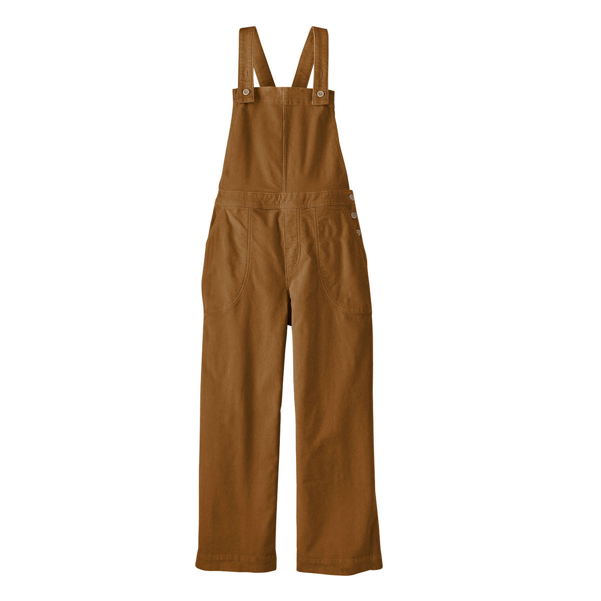 Women&#39;s Stand Up Cropped Corduroy Overalls